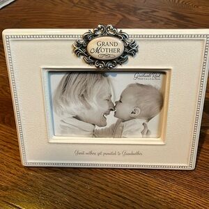 Grandmothers photo frame Ceramic with Pewter detail.